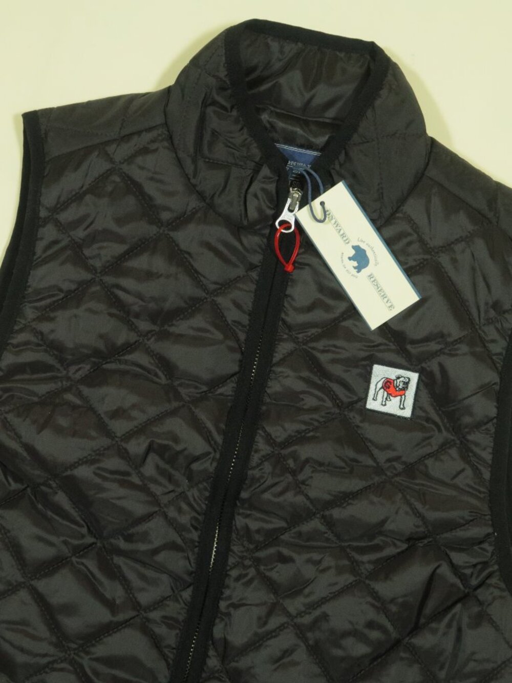 Onward Reserve Georgia Bulldogs Magill Society Vest Womens M Black Gilet New